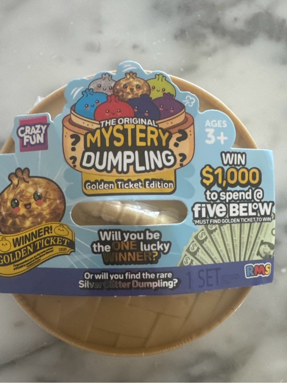Mystery Dumpling Golden Ticket Edition NEW authentic purchased at 5 below